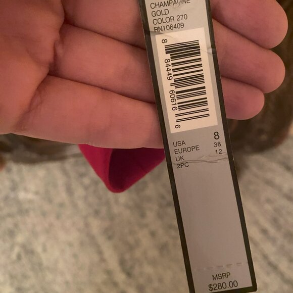 TAHARI SUIT JACKET RED COLOR SIZE 8 PC 1 - Picture 2 of 2